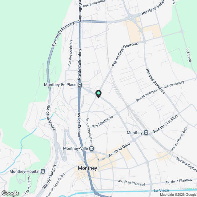 Superbe 3,5 pièces neuf à Monthey - Karte