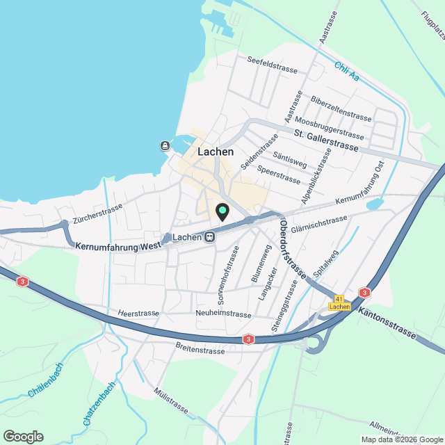 3.5-Zimmer-Wohnung in Lachen SZ - Neubau 2025 (möbliert oder Nachmieter gesucht) - Karte