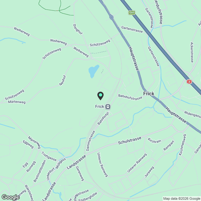 Moderne 3.5-Zimmer-Wohnung mit Balkon, Frick - Karte