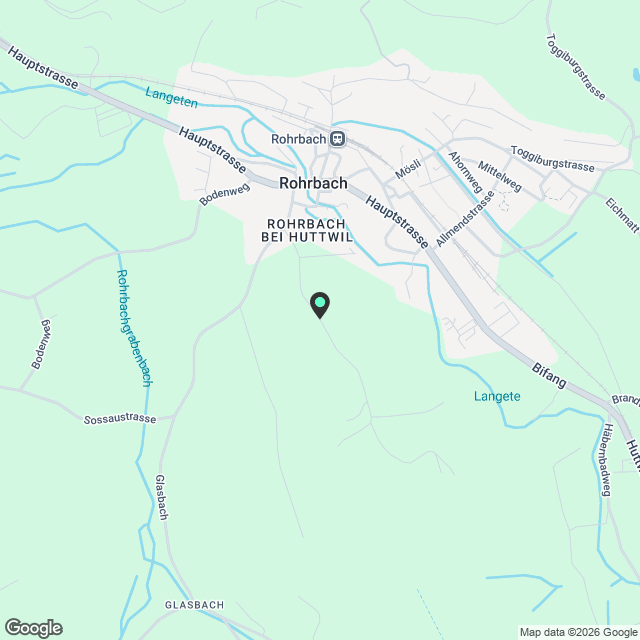 Moderne 3.5-Zimmer Wohnung mit erstklassiger Lage in Rohrbachgraben - Karte