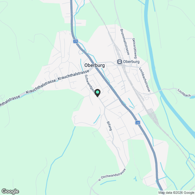 Moderne 2.5-Zimmer-Wohnung in Oberburg - Karte