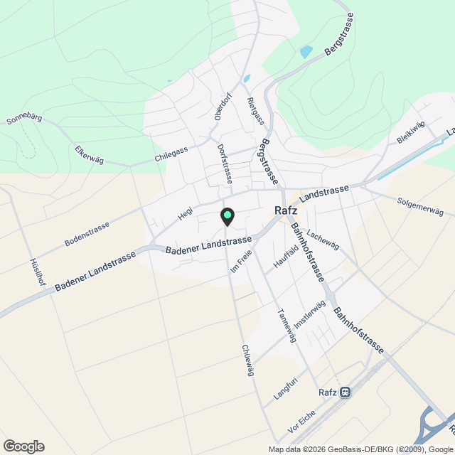 Moderne 3.5-Zimmer-Dachwohnung in ruhiger Lage von Rafz - Karte