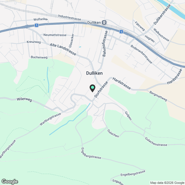 Moderne 3.5-Zimmer-Wohnung mit Balkon in Dulliken - Karte