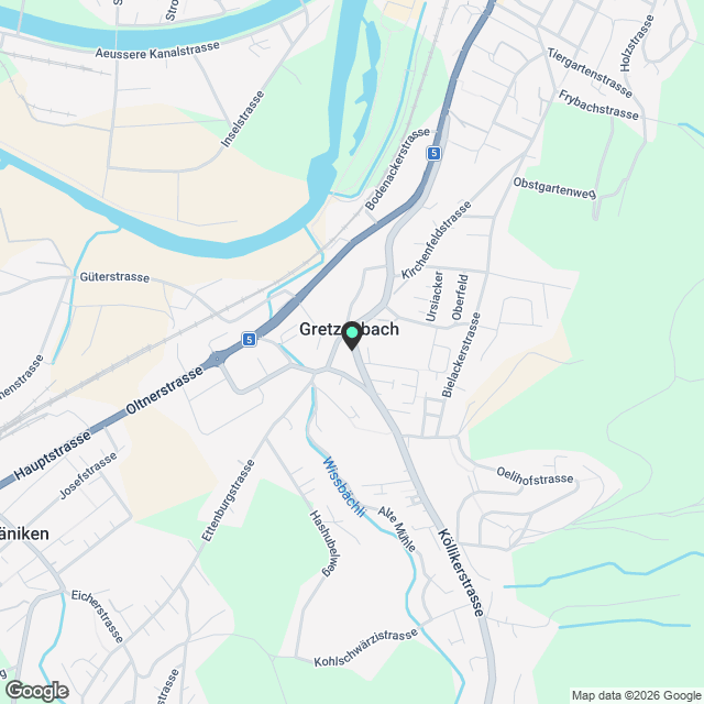 Moderne 3.5-Zimmer-Neubau-Wohnung mit Terrasse in Gretzenbach - Karte