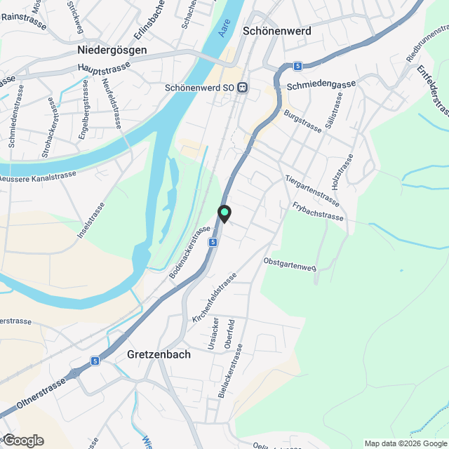 Moderne 3.5-Zimmer-Wohnung mitten im Grünen - Karte