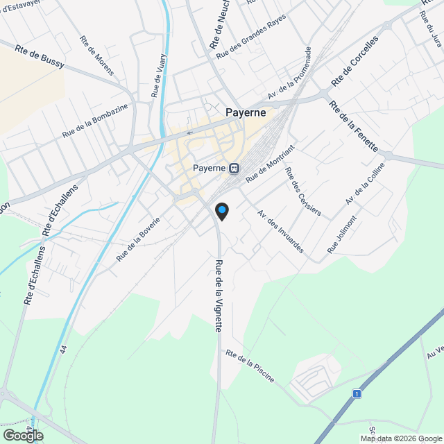 Appartement de 3.5 pièces au 2ème étage - Karte