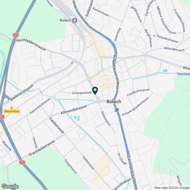 4.5 Zimmer-Attikawohnung mit grosser Dachterrasse - Karte