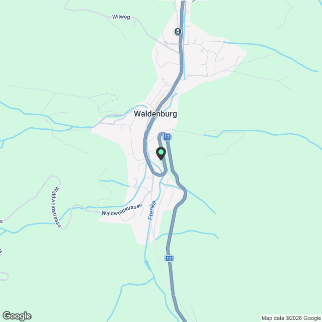Moderne 4.5-Zimmer-Wohnung in Waldenburg mit Balkon und Parkplatz - Karte