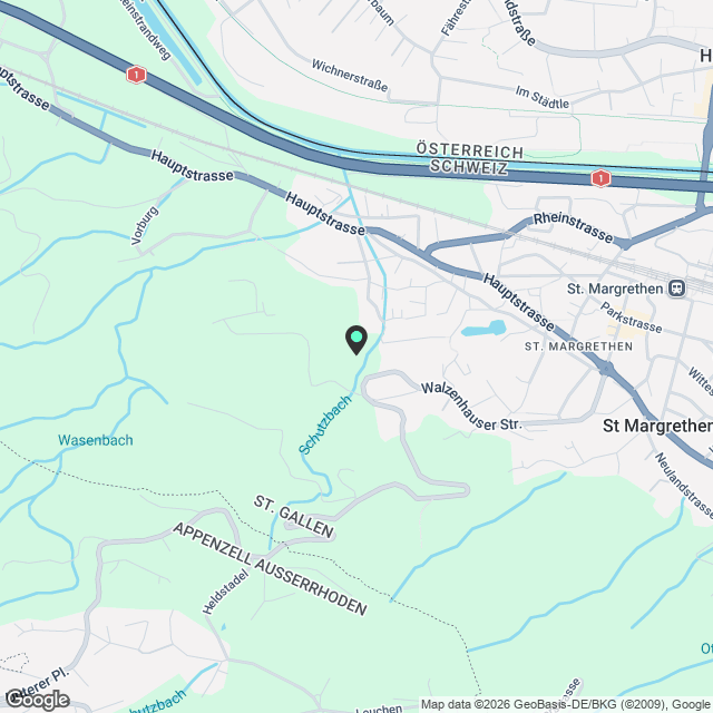 3.5 Zimmer Wohnung in St. Margrethen - Karte