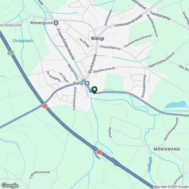 Moderne 2.5-Zimmer-Wohnung in Wängi - Karte