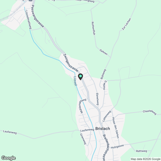 Moderne 3.5-Zimmer-Neubau-Wohnung in ruhiger Lage von Brislach - Karte