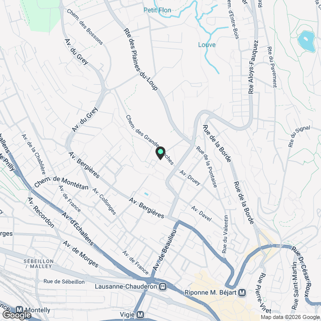 Appartement moderne de 3,5 pièces avec balcon et vue sur la ville - Karte