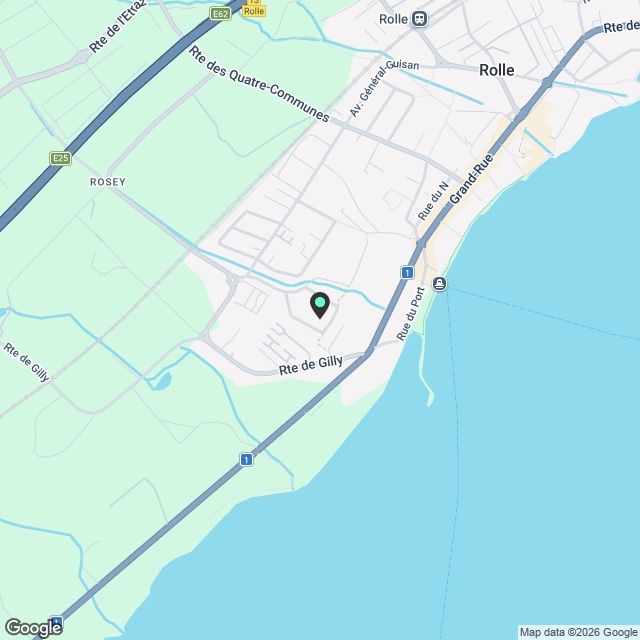 Bright Penthouse Apartment (69 m²) with Terrace, Balcony & Lake View - Karte