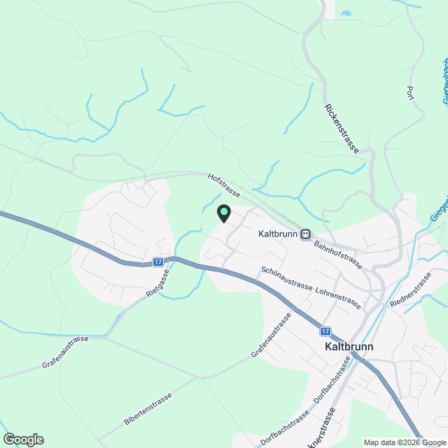 2.5-Zimmer-Einliegerwohnung in Kaltbrunn - Karte