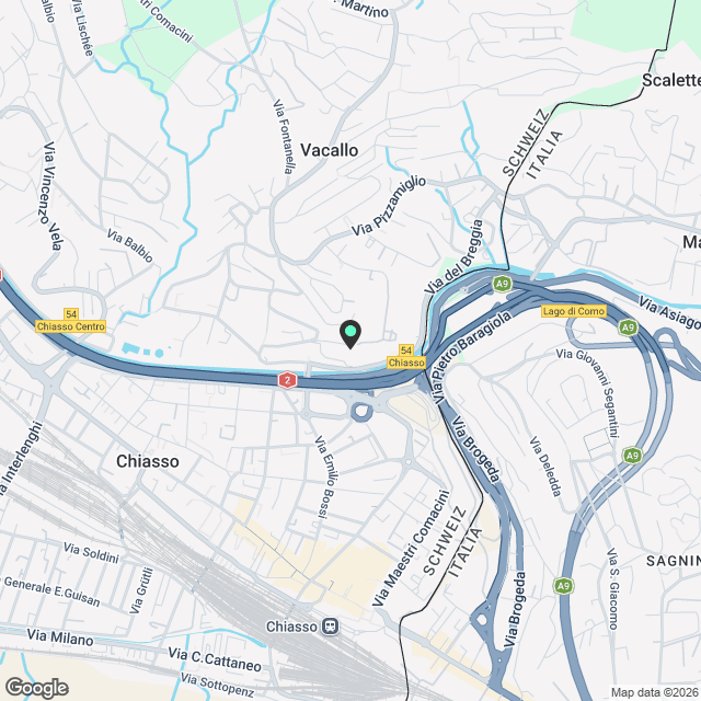 Cerco subentrante per appartamento 2.5 locali a Vacallo - Karte