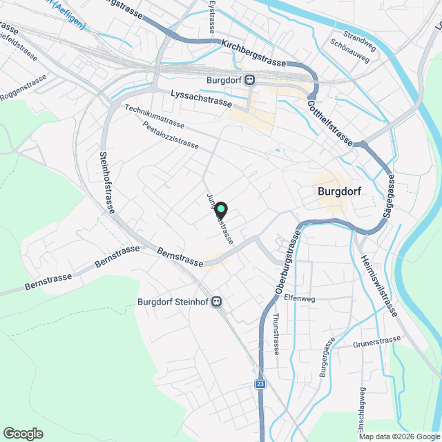 Moderne 2.5-Zimmer-Wohnung, 52 m² mit Loggia in Burgdorf - Karte