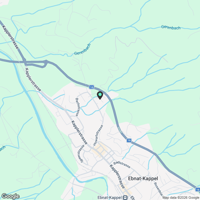 Moderne 4.5-Zimmer-Neubau-Wohnung mit Bergblick in Ebnat-Kappel - Karte