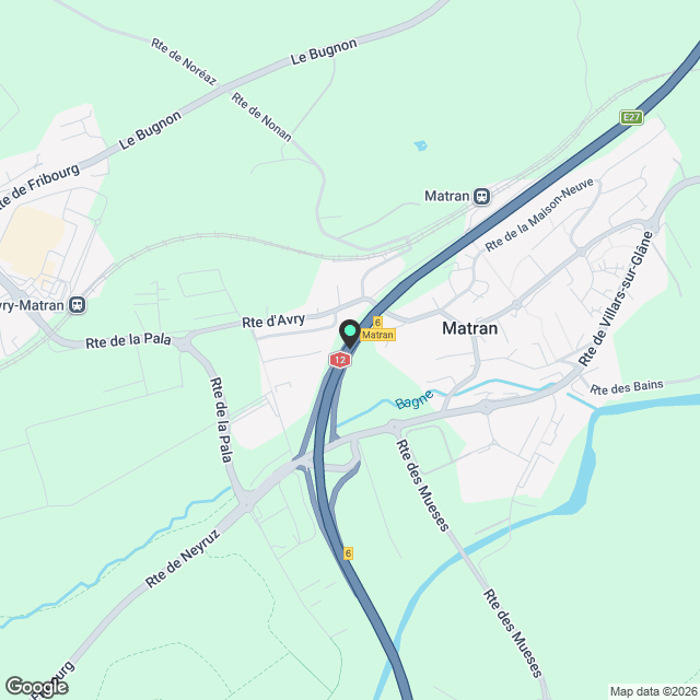 05702 - Appart. 4½ PCES - IMP. CHAMP-RIOND 26 - MATRAN - Karte