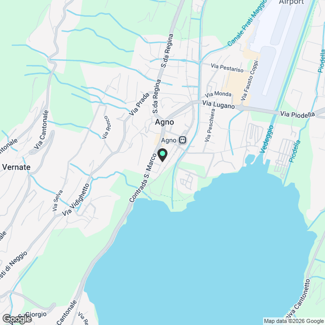 Grande moderno monolocale ad Agno - Karte