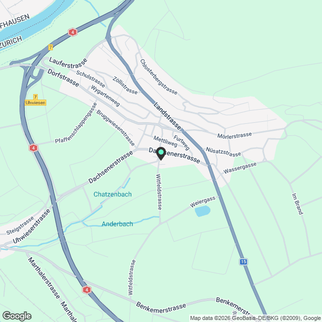 Helle Dachgeschoss Wohnung, Neubau - Karte