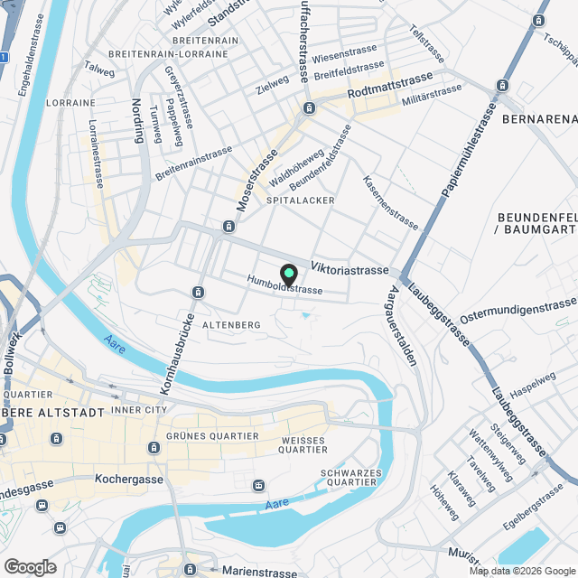 Sanierte Wohnung inmitten Breitenrainquartier zu vermieten - Karte