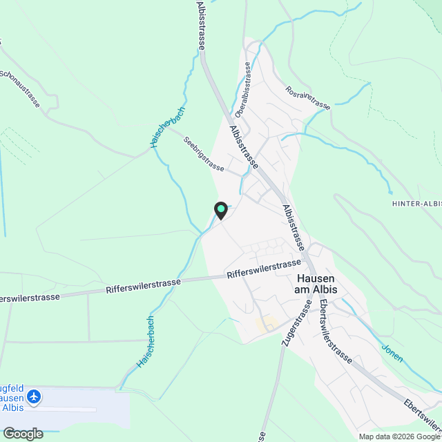 Moderne, sehr helle 4-Zimmer-Duplex Wohnung (EG/OG) mit Garten in Hausen am Albis - Karte