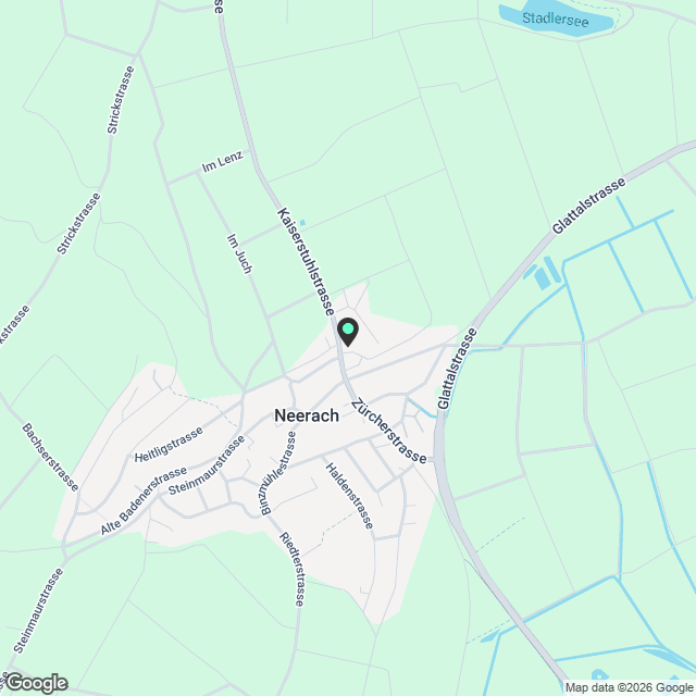 Geräumige 5.5-Zimmer-Maisonettewohnung mit Balkon und Garage – Neerach - Karte