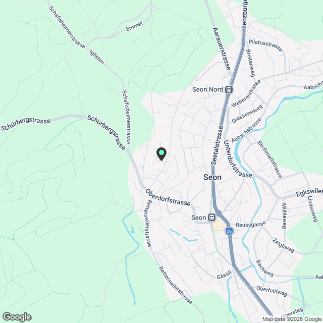 Moderne 2.5-Zimmer-Wohnung in Seon - Neubau 2024 - Karte