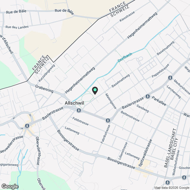 Top moderne Wohnung in hochwertigem Neubau "Allverte" in Allschwil - Karte