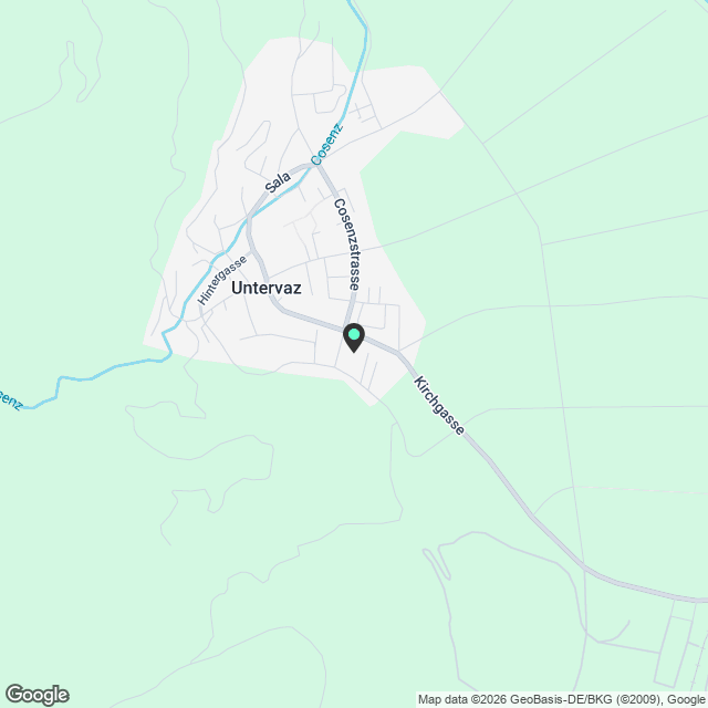 Moderne 3.5-Zimmer-Wohnung in ruhiger Lage in Untervaz - Karte