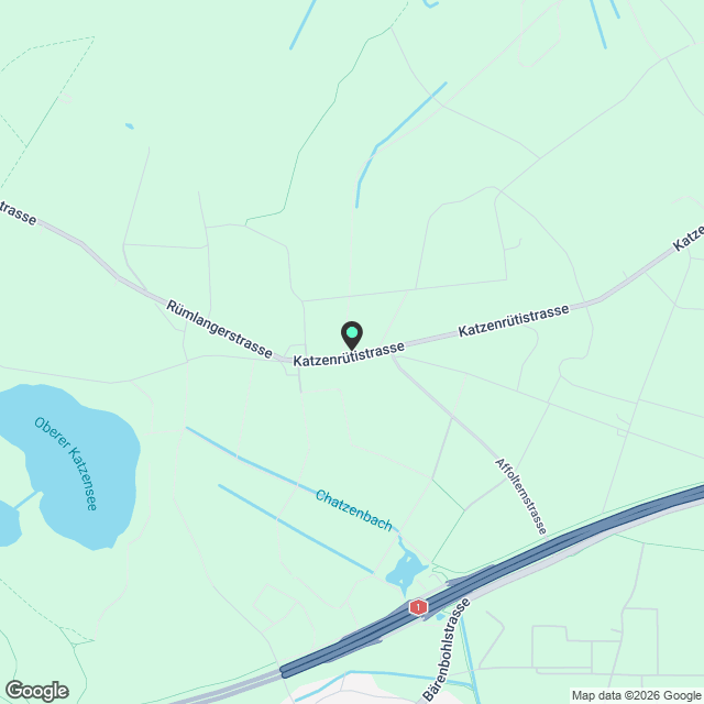 Neubau Katzenrüti: Sanierung eines ehemaligen Bauernhauses - Karte