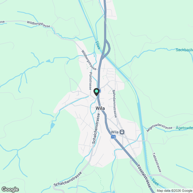 Neuwertige 7.5-Zi. Wohnung mit Blick ins Grüne - Karte