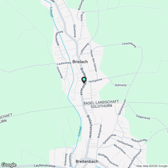 Wohnung in Brislach - Karte