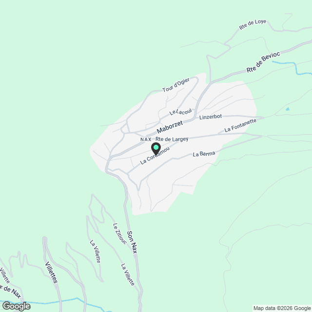 A louer pour une année - Magnifique duplex avec vue imprenable à Nax - Karte