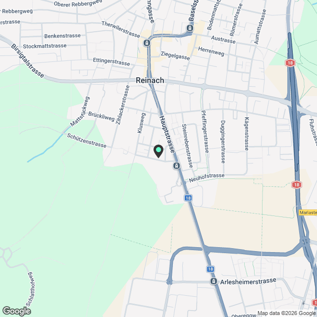 Kernsaniertes 6 1/2-Zimmer-Reihen-Einfamilienhaus mit Garage an bevorzugter Lage - Karte