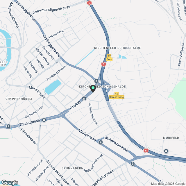 Moderne 1.5-Zimmer-Wohnung im Neubau am Ostring - Karte