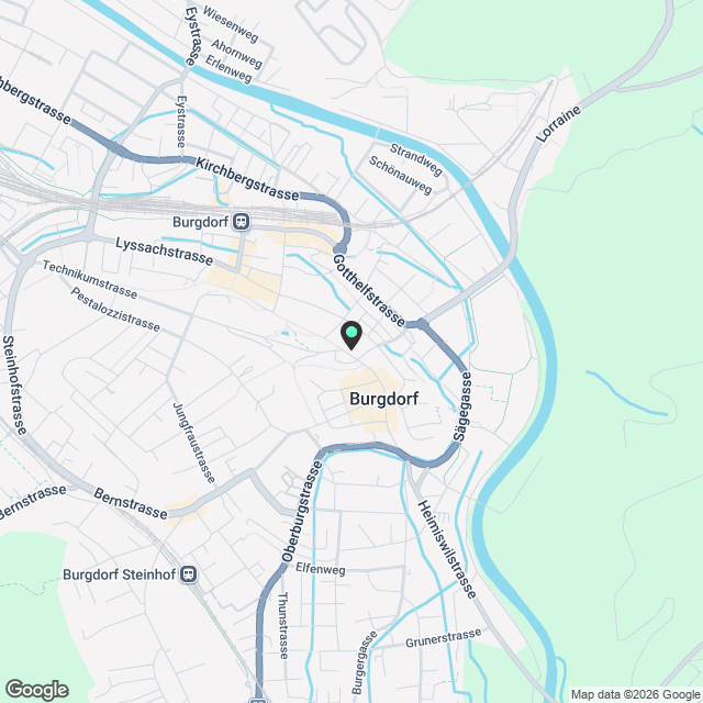 Grosszügige 5.5-Zimmer-Wohnung mit Balkon in Burgdorf - Karte