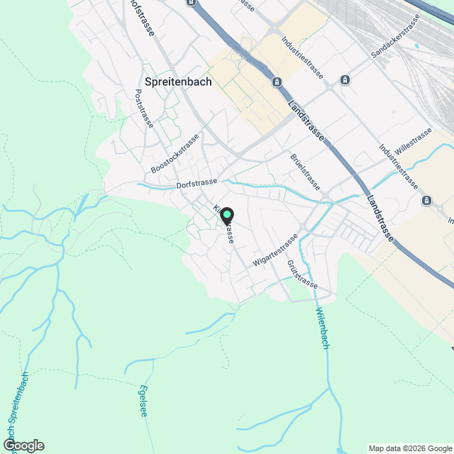 4.5-Zimmer-Gartenwohnung mit 212 m² Privatgarten – Neubau in Spreitenbach - Karte
