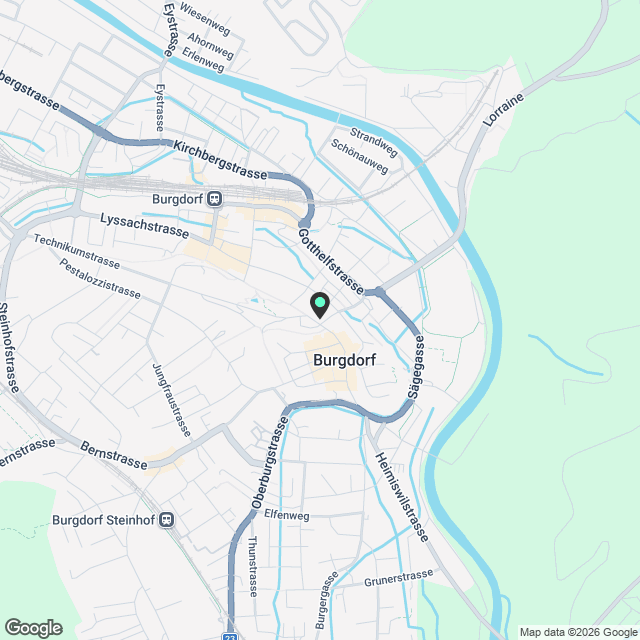 Charmante 4.5-Zimmer-Altbauwohnung in Burgdorf - Karte