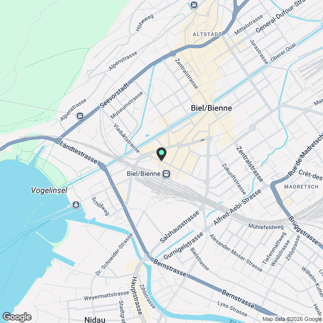 Neuwertige 1.5-Zimmerwohnung im Stadtzentrum - Karte