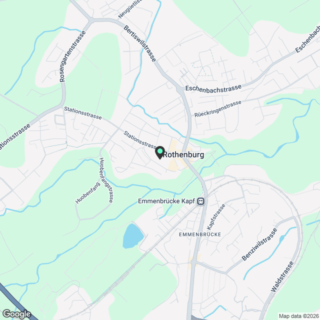 Moderne 3.5-Zimmer-Neubau-Wohnung mit Balkon in Rothenburg - Karte