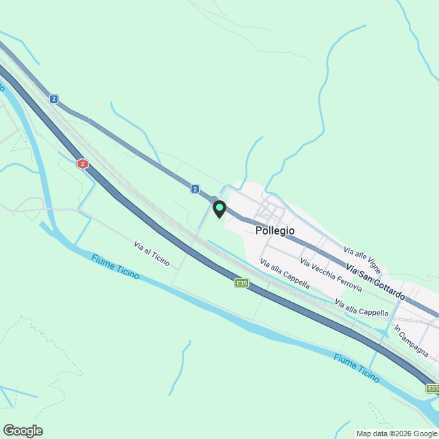 Moderno appartamento 2.5 locali di nuova costruzione a Pollegio - Karte