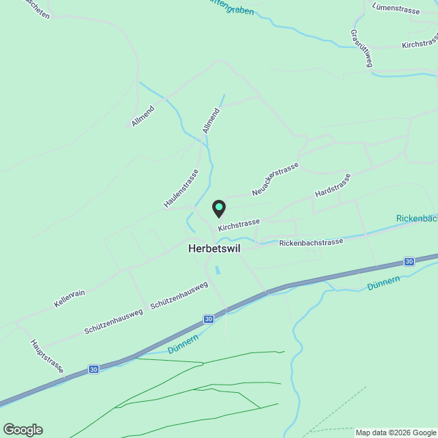 Neuwertige 4.5-Zimmer-Gartenwohnung zu vermieten - Karte