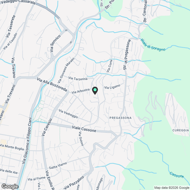 Affittasi ATTICO INDIPENDENTE a Viganello Alta - Karte