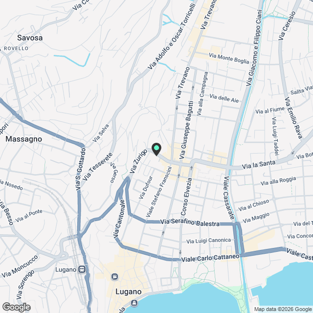 Ampio appartamento 3.5 locali luminoso in affitto a Lugano - Karte