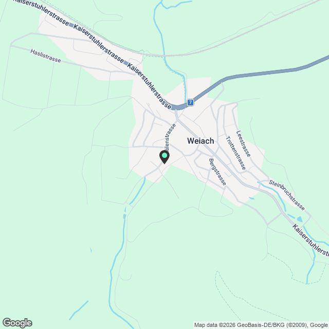 Moderne Dachwohnung mit Neubaucharakter - Karte