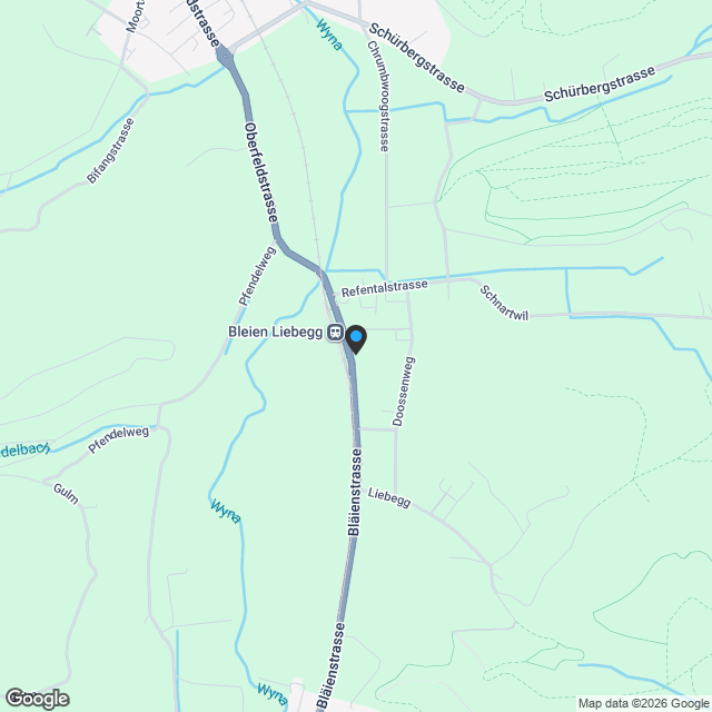 Gränichen: Baulandparzelle mit grossem Potential - Karte