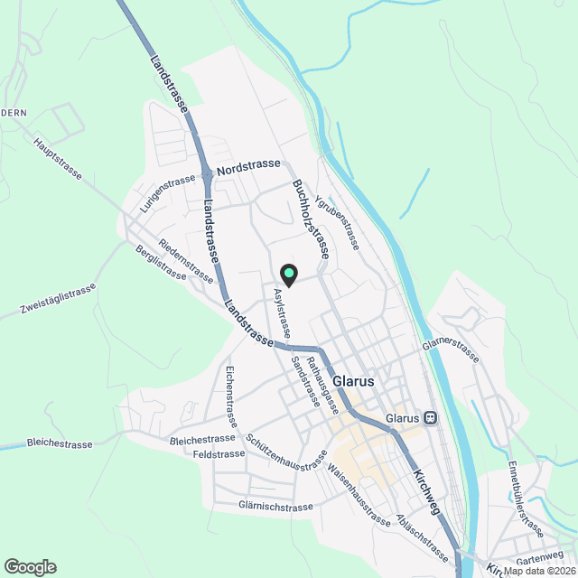 Erstvermietung Moderne 4.5-Zimmer-Neubau-Wohnung in Glarus - Karte