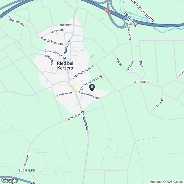 Moderne 3.5-Zimmer-Wohnung mit Blick ins Grüne - Karte