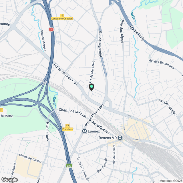 Magnifique 2.5 pièces avec grande terrasse - Karte